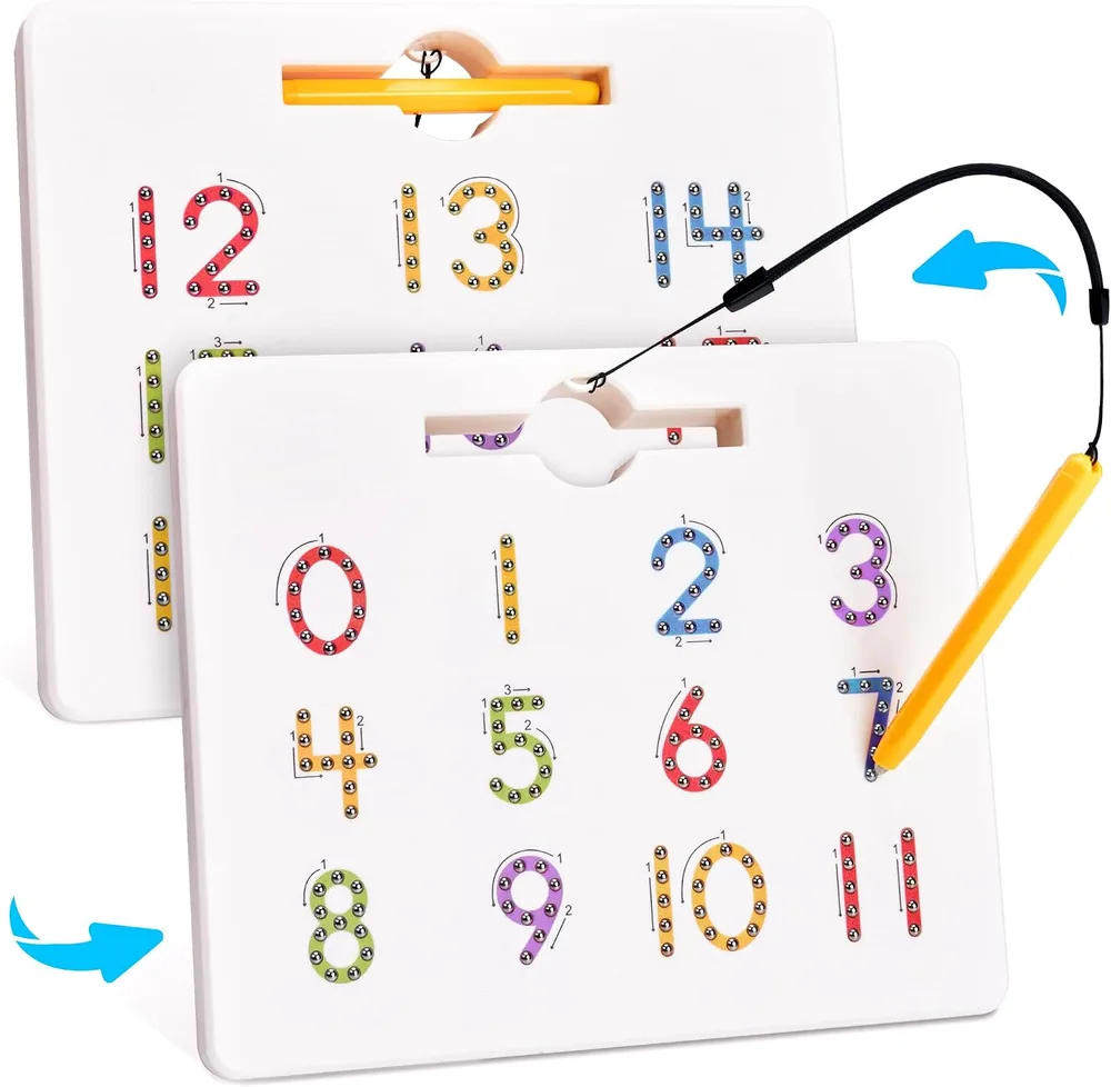 Gamenote Magnetic Number Tracing Board 1–20